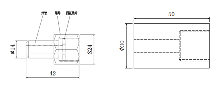 法兰式智能压力变送器附件尺寸